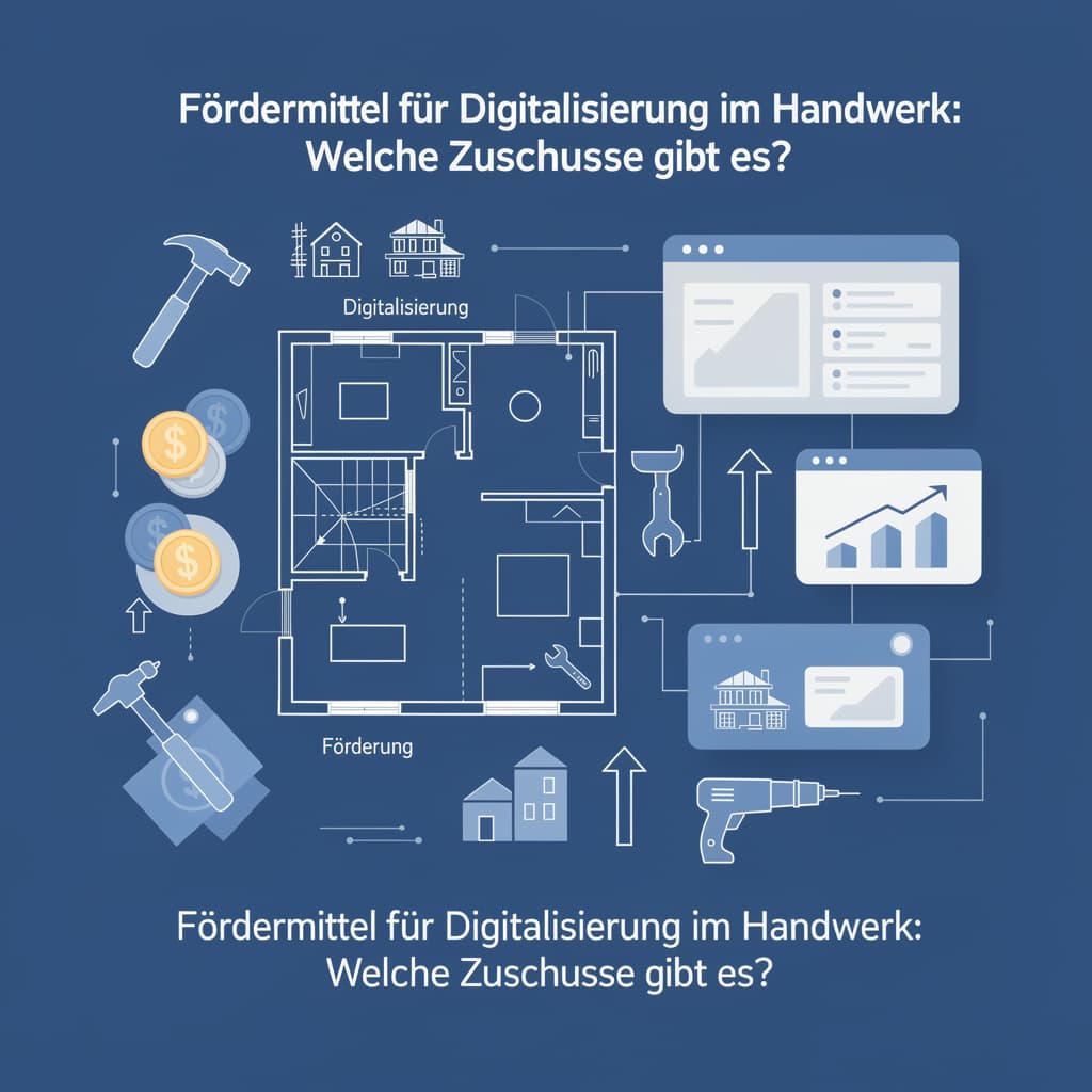 Titelbild: Fördermittel für Digitalisierung im Handwerk: Welche Zuschüsse gibt es?