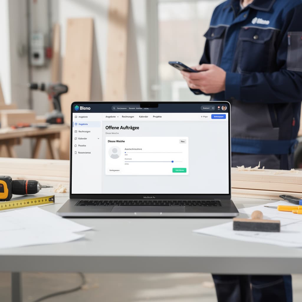 Titelbild: Handwerkersoftware – warum alles in einem Tool sich auszahlt