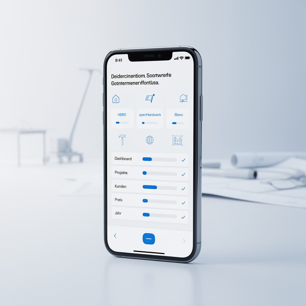Titelbild: HERO Alternativen – Drei Handwerkersoftware-Anbieter im Vergleich