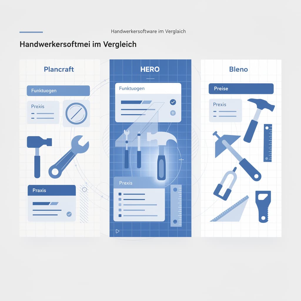 Titelbild: Plancraft Alternative – Handwerkersoftware im Vergleich