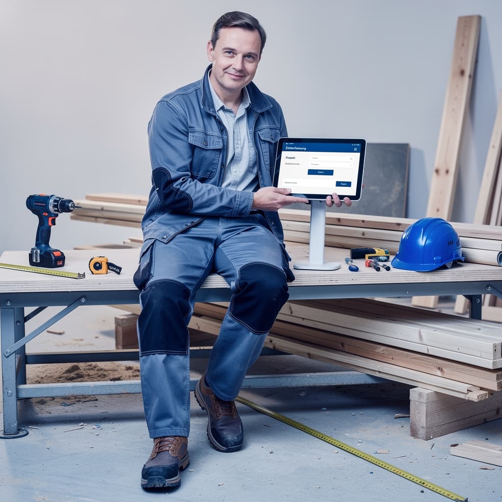 Titelbild: Zeiterfassung im Handwerk: Pflichten, Methoden und digitale Lösungen