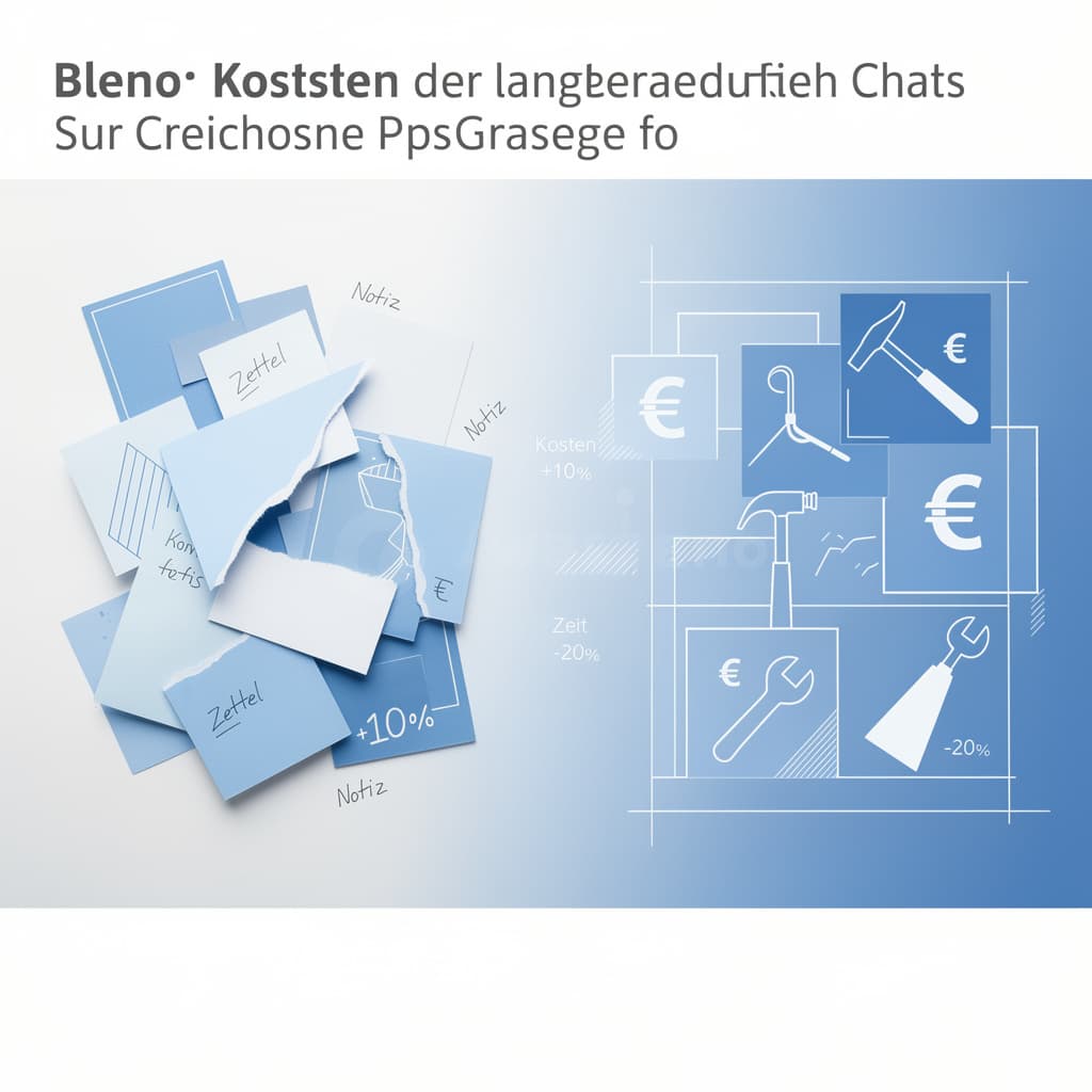 Titelbild: Zettelwirtschaft im Handwerk: Was das Chaos Ihren Betrieb wirklich kostet