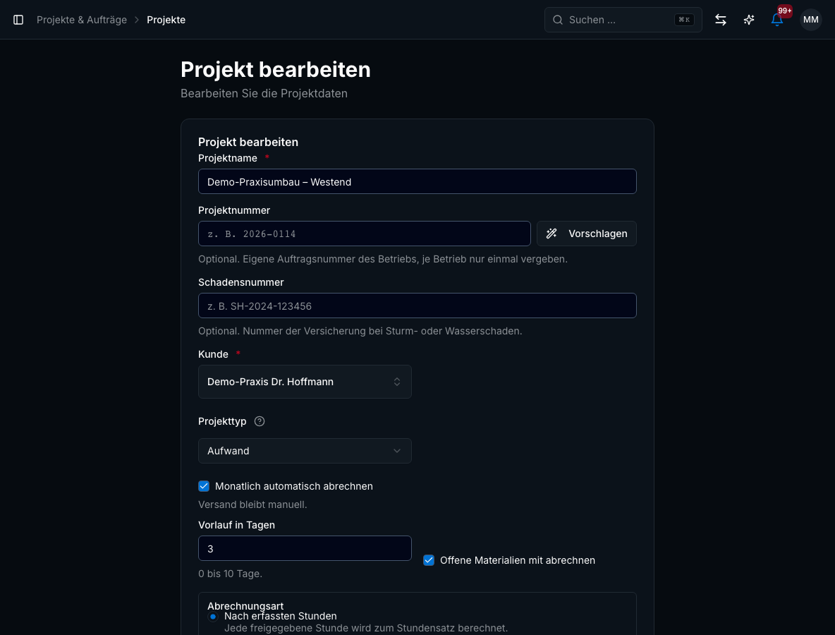 Projektverwaltung in Bleno: Passend zu jeder Art von Auftrag